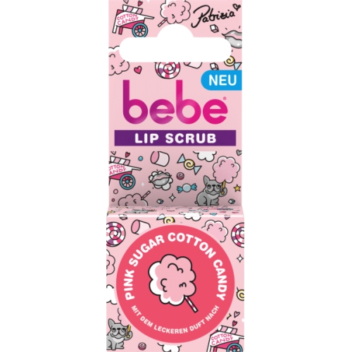 Bebe Lippenpflege Lip Scrub Pink Sugar Cotton Candy