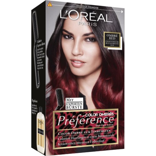 LOreal Paris Haarfarbe Préférence Color Ombres red
