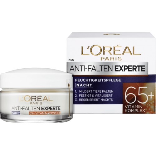 LOreal Paris Nachtcreme Anti Falten Experte 65+