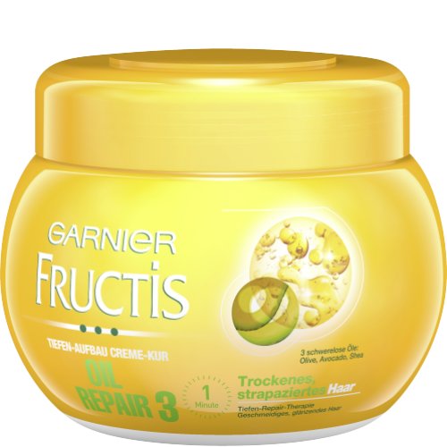 Garnier Haarkur Fructis Oil Repair Gräftigende Maske für trockenes strapaziertes Haar