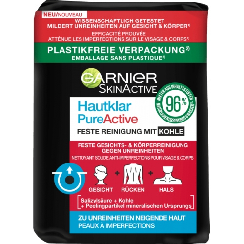 Garnier SkinActive Seife Hautklar Aktivkohle