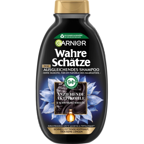 Wahre Schätze Shampoo Aktivkohle