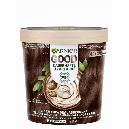 Garnier Good Haarfarbe 4.15 Kühles Kastanien Braun