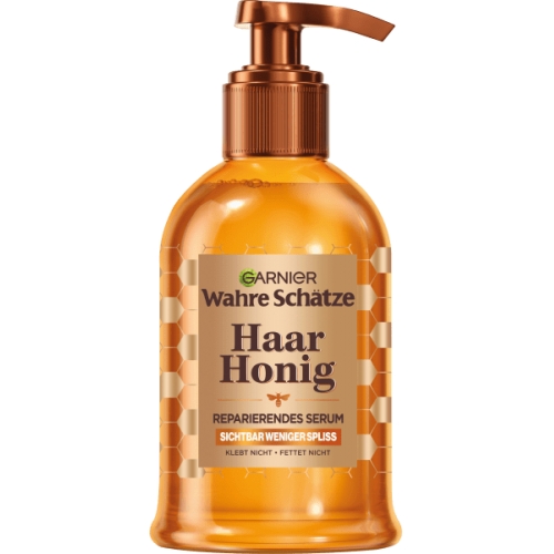 Wahre Schätze Haarserum Honig reparierend