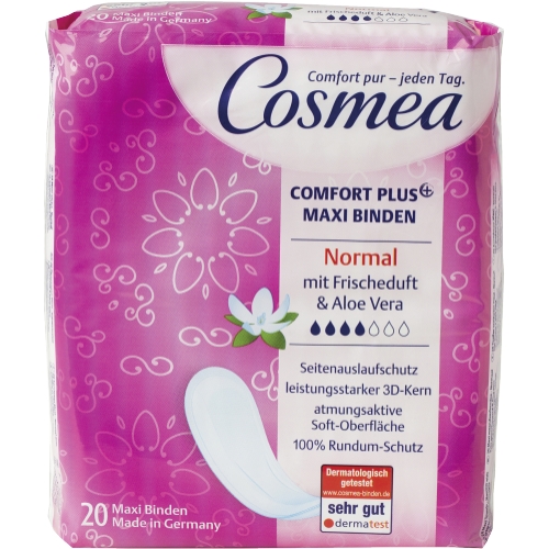 Cosmea Comfort Plus Maxi Binden Frischeduft & Aloe Vera