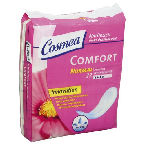 Cosmea Damenbinden Normal Comfort Plus mit Plastikfolie
