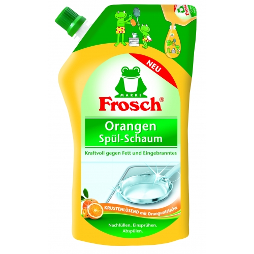 Frosch Spül-Schaum Orangen Nachfüllbeutel