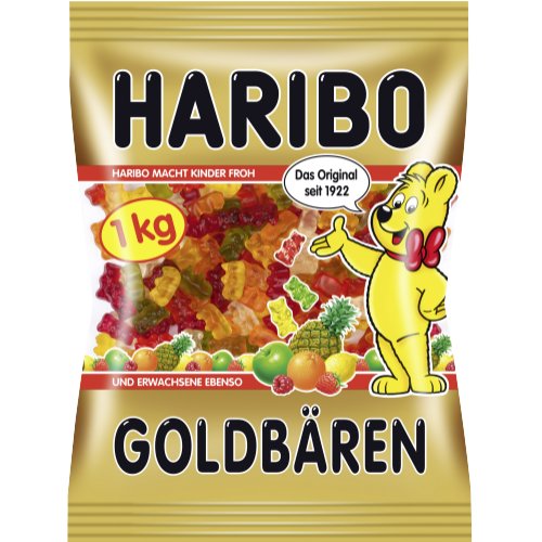 Haribo GOLDBÄREN 1 Kg-Beutel Haribo GOLDBÄREN 1 Kg-Beutel