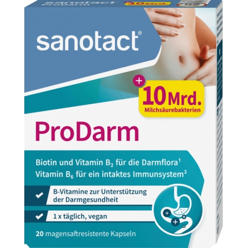 sanotact ProDarm + Milchsäurekulturen Kapseln sanotact ProDarm + Milchsäurekulturen Kapseln