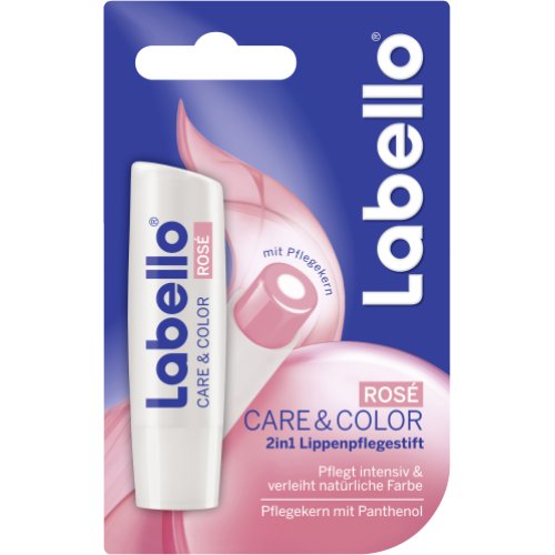 Labello Lippenpflegestift Care & Color Rosé