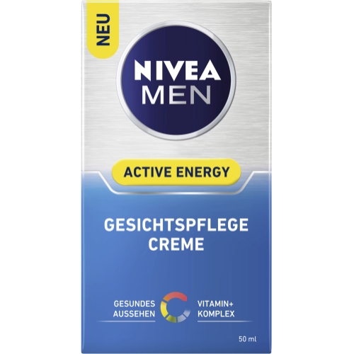Nivea Men Active Energy Gesichtspflege Creme ohne Q10