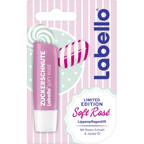Labello Lippenpflege Pflegestifte Zuckerschnute Soft Rose