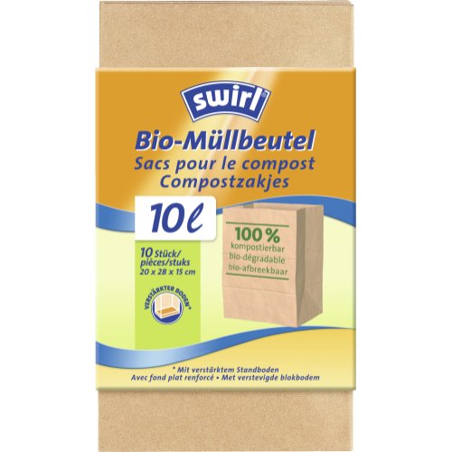 Swirl 10 l Bioabfall-Beutel 10 Stück