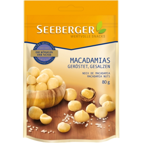 Seeberger Macadamias geröstet & gesalzen