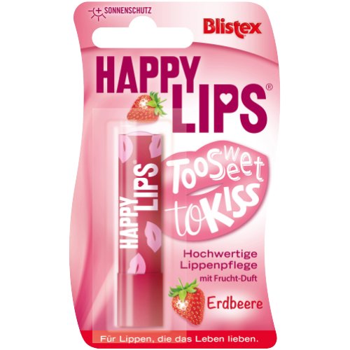 Blistex Lippenpflegestift Happy Lips Erdbeere