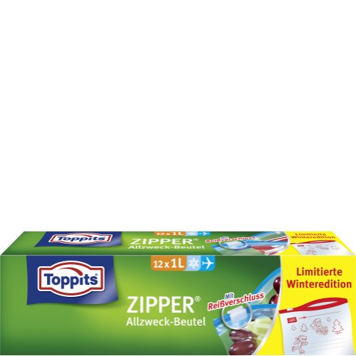 Toppits Zipper Allzweck-Beutel 1 Liter
