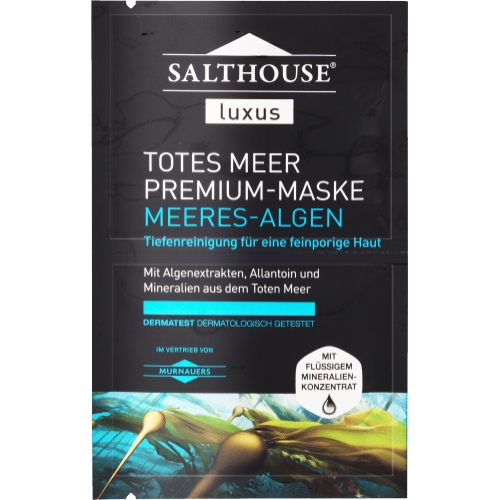 Salthouse Spezialpflege Luxus Totes Meer Premium Maske Meeres Algen 2x5ml