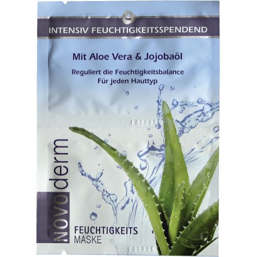 Novoderm Spezialpflege Feuchtigkeitsmaske Aloe Vera &  Jojobaöl
