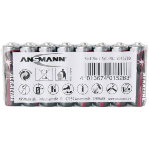 Ansmann Batterien Alkaline Mignon AA LR 6 red line
