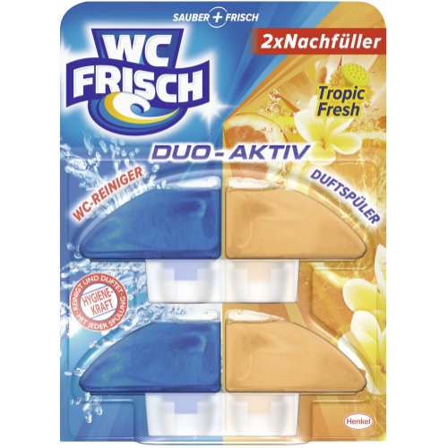 WC Frisch Duo Aktiv Nachfüller Tropic Fresh 2x60ml