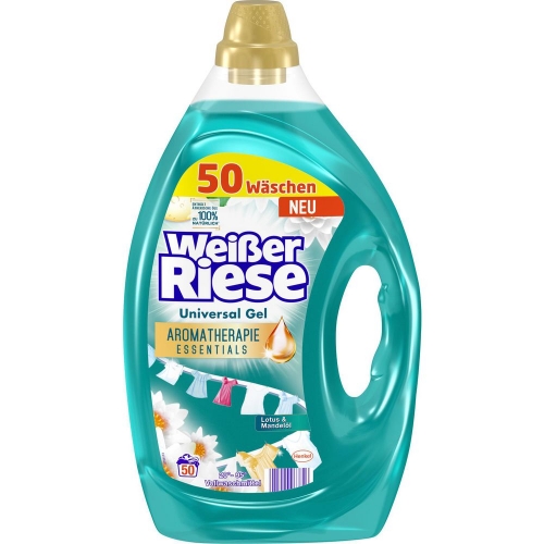 Weißer Riese Vollwaschmittel Gel Aromatherapie Lotus & Mandelöl