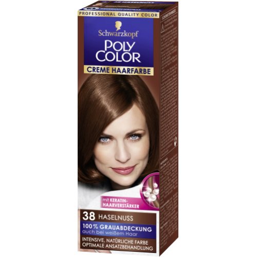 Poly Color Creme Haarfarbe Haselnuss 38