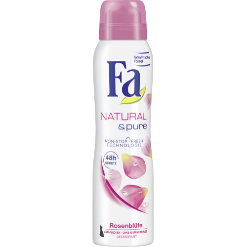FA Deo Spray Natural & Pure Rosenblüte
