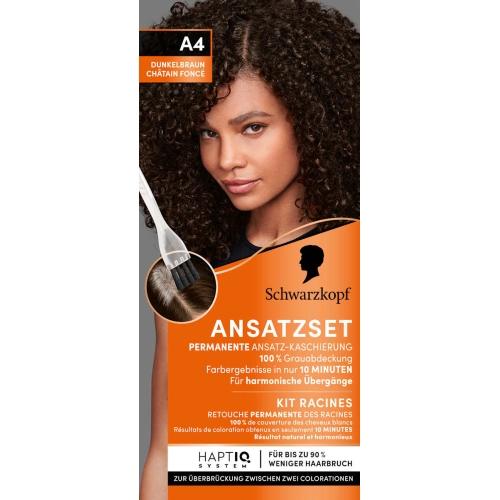 Schwarzkopf Diadem Ansatzset Dunkelbraun Stufe A4