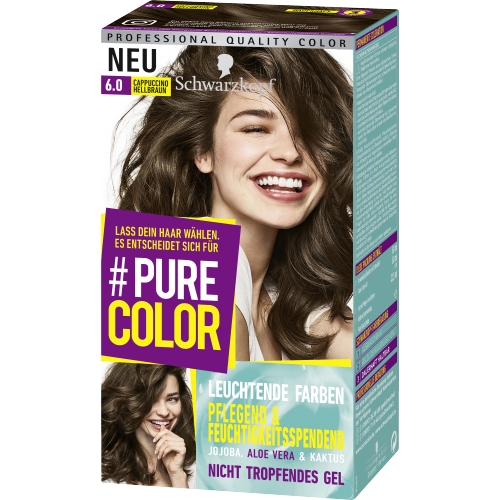 Schwarzkopf #Pure Color Haarfarbe Cappuccino Hellbraun 6.0