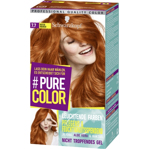 Schwarzkopf #Pure Color Haarfarbe Roter Ingwer 7.7 Schwarzkopf #Pure Color Haarfarbe Roter Ingwer 7.7