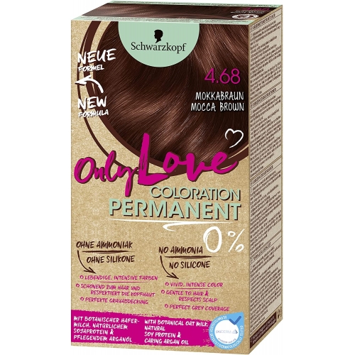 Schwarzkopf Only Love Haarfarbe 0%  4.68 Mokkabraun