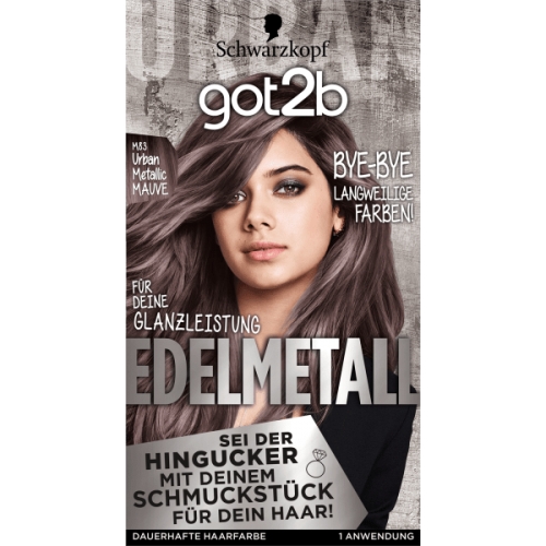 Schwarzkopf got2b Haarfarbe Edelmetall Urban Metallic Mauve M83