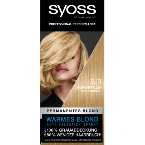Syoss Haarfarbe Professional Performance Champagner Blond 8_11