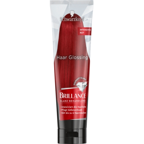 Schwarzkopf Brillance Haar-Glanz-Behandlung Glossing, Intensives Rot