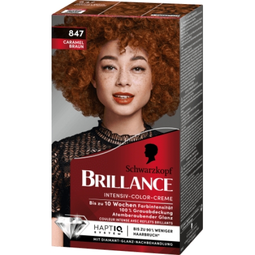 Schwarzkopf Brillance Haarfarbe 847 Caramel Braun Schwarzkopf Brillance Haarfarbe 847 Caramel Braun