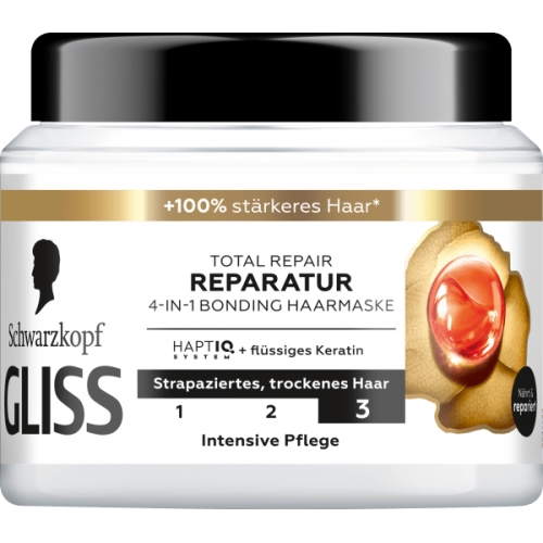 Schwarzkopf Gliss Kur Haarmaske 4in1 Total Repair