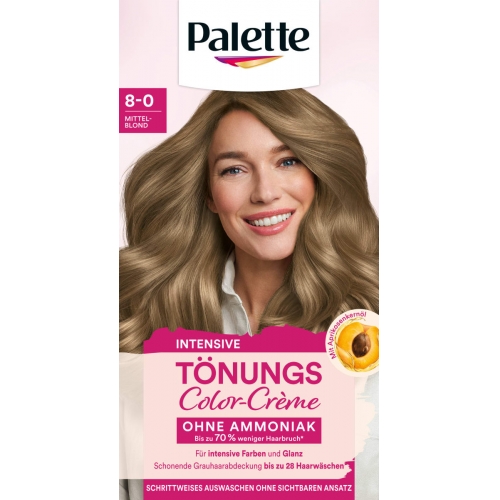 Poly Palette Haartönung Color-Crème 8-0 Mittelblond Poly Palette Haartönung Color-Crème 8-0 Mittelblond