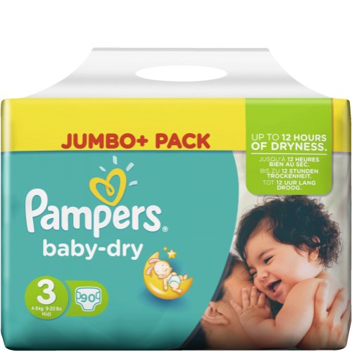 Pampers Baby Dry Gr.3 midi 5-9kg Jumbo plus