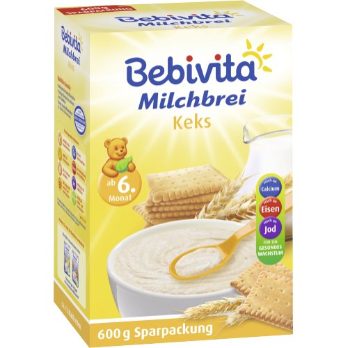 Bebivita Milchbrei Keks Sparpackung  ab dem 6. Monat