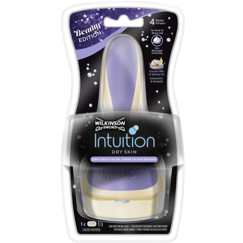 Wilkinson Sword Intuition Dry Skin Rasier + Klinge Beauty Edition