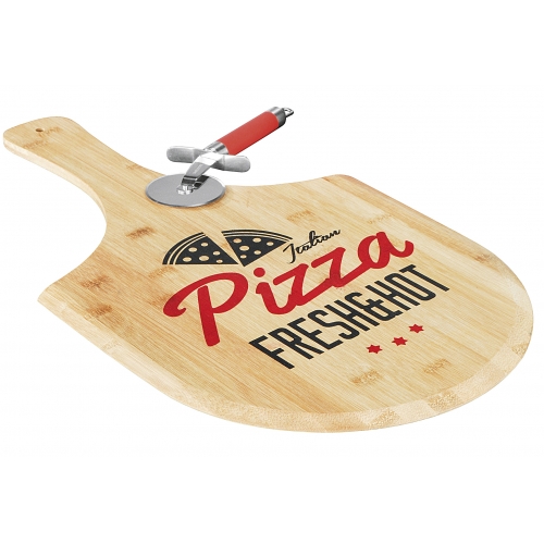 Hi Pizzabrett Bambus bedruckt
