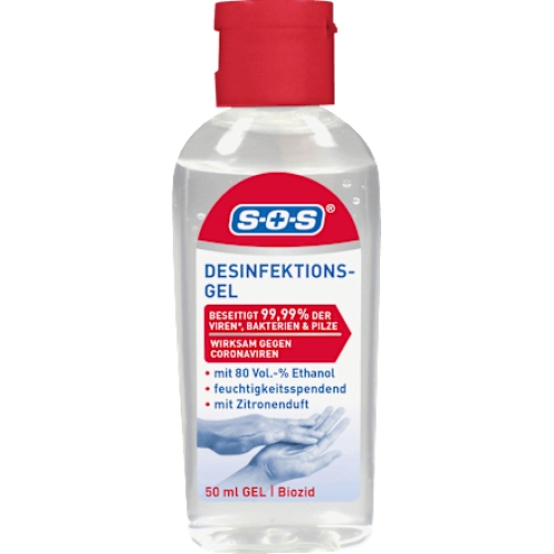 SOS Desinfektionsgel 80%