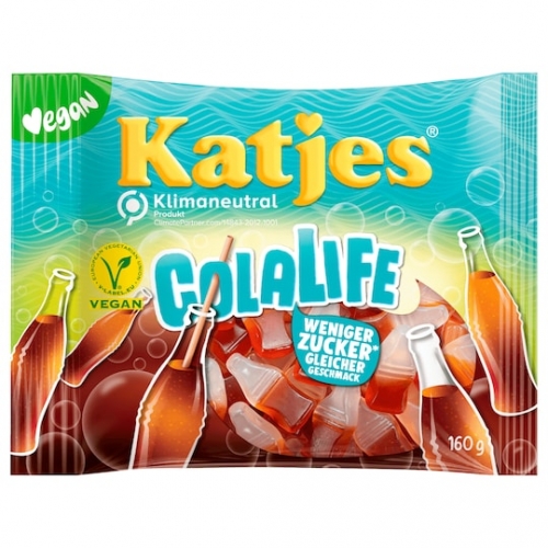 Katjes ColaLife - weniger Zucker Fruchtgummi-Fläschchen