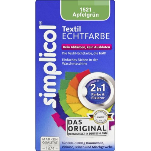 Simplicol flüssige Textil-Echtfarbe Maigrün