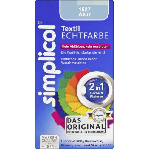Simplicol flüssige Textil-Echtfarbe Arktis