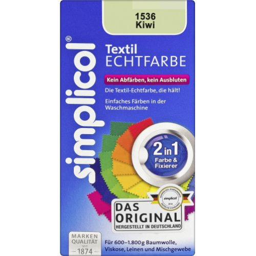 Simplicol flüssige Textil-Echtfarbe Pistazie