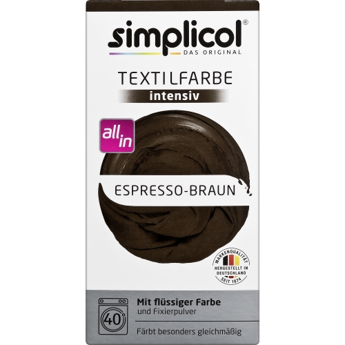 Simplicol intensiv Espresso-Braun