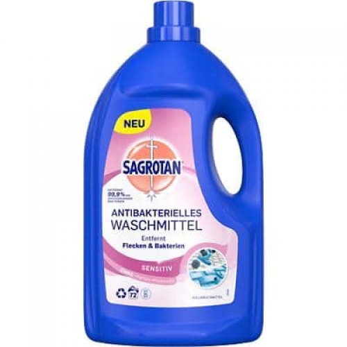 Sagrotan Vollwaschmittel Hygiene Sensitive 2in1 3,6 Liter