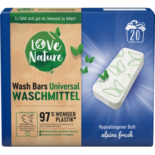 Love Nature Love Nature Wash Bars Alpine 0,59kg Love Nature Love Nature Wash Bars Alpine 0,59kg