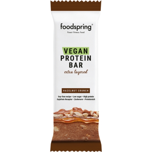 foodspring Proteinriegel Hazelnut Crunch, vegan